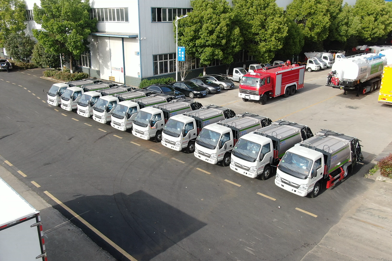 压缩垃圾车 发车案例
