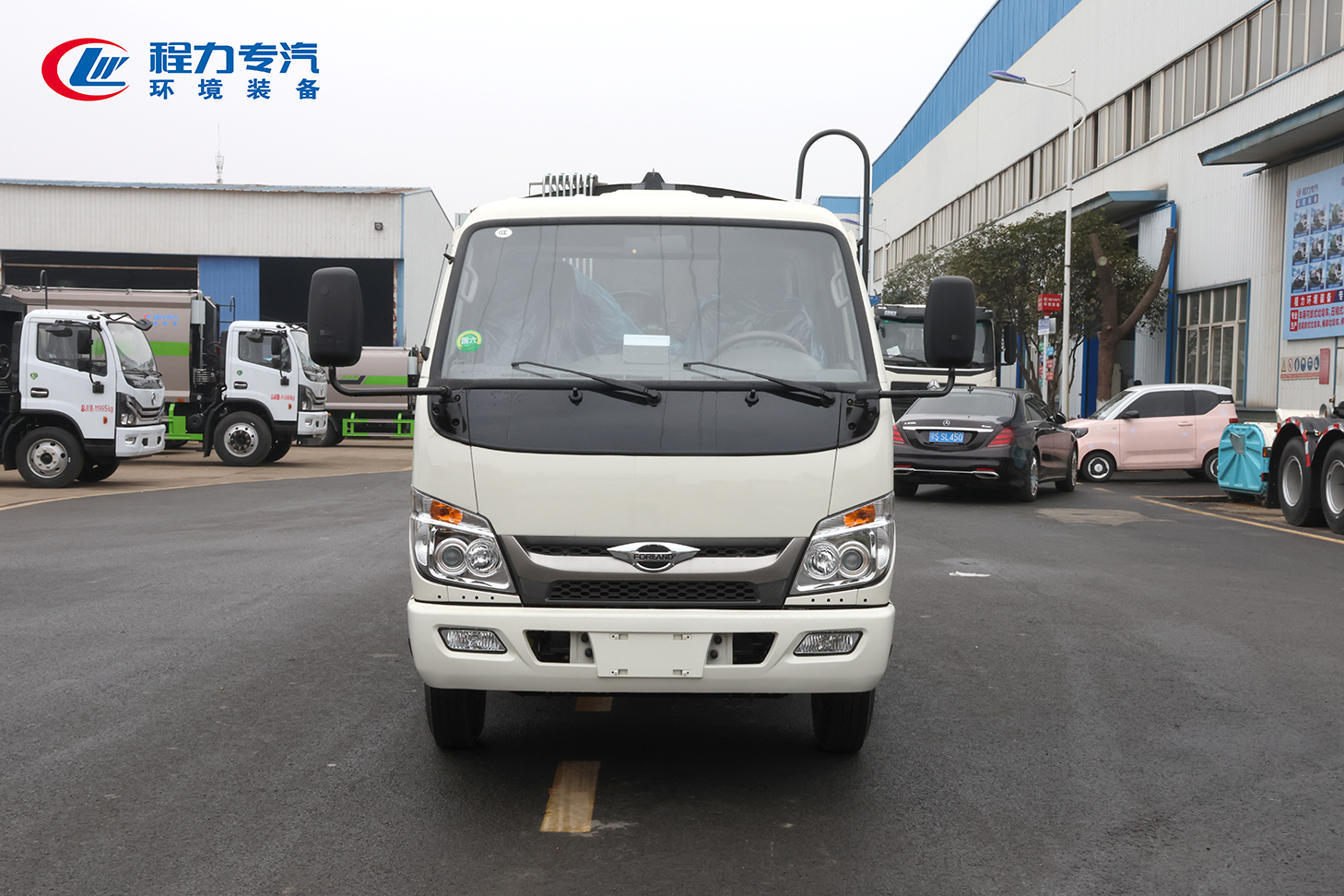 福田小卡3弧形箱体压缩垃圾车