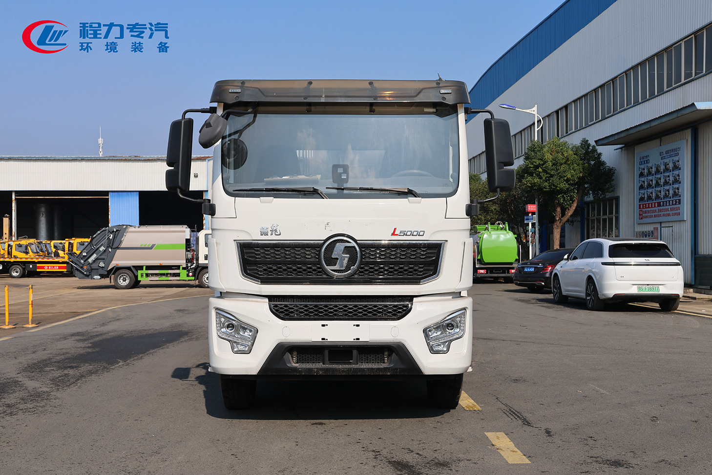 新能源陕汽德龙L5000压缩垃圾车