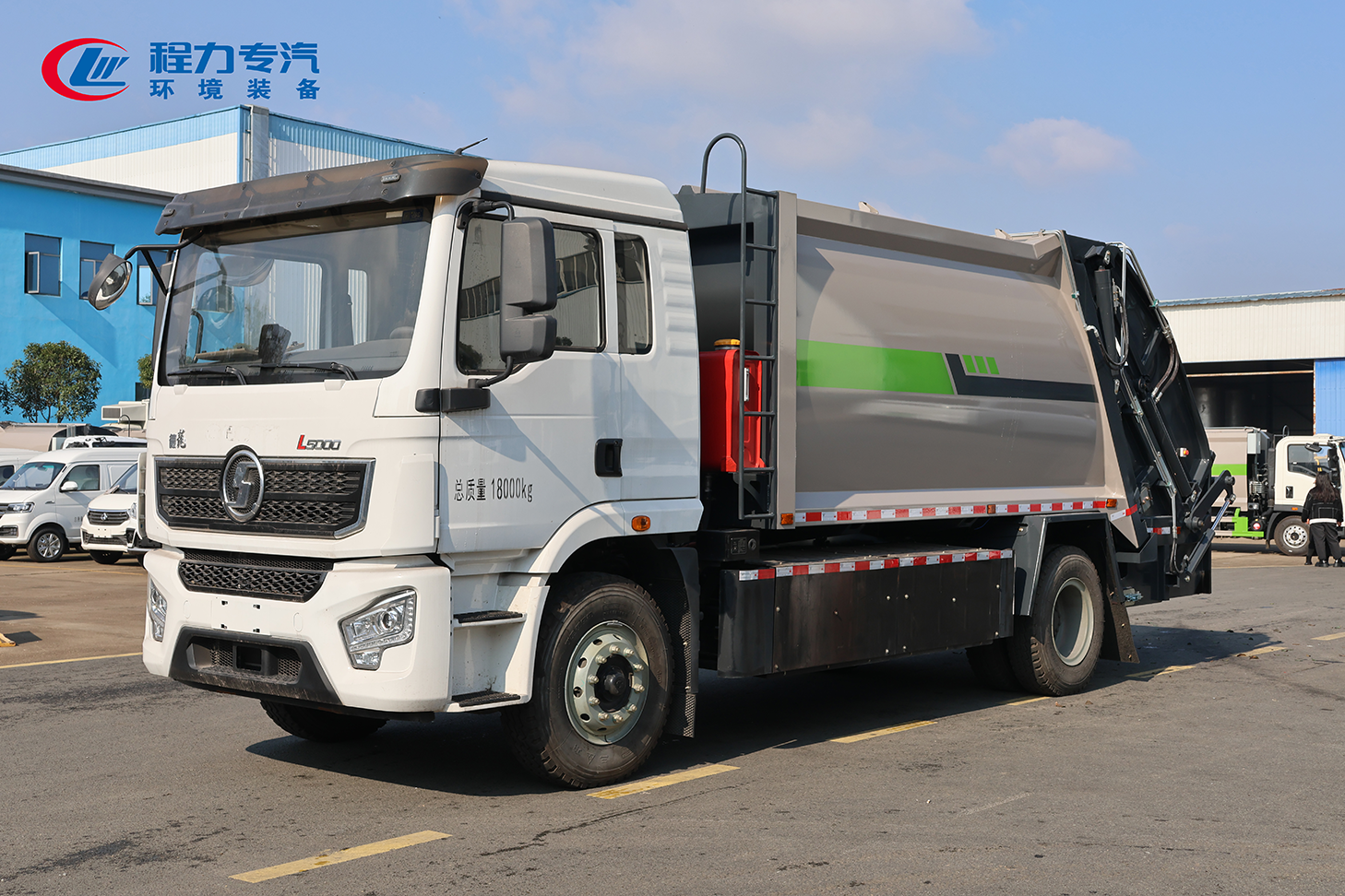 新能源陕汽德龙L5000压缩垃圾车